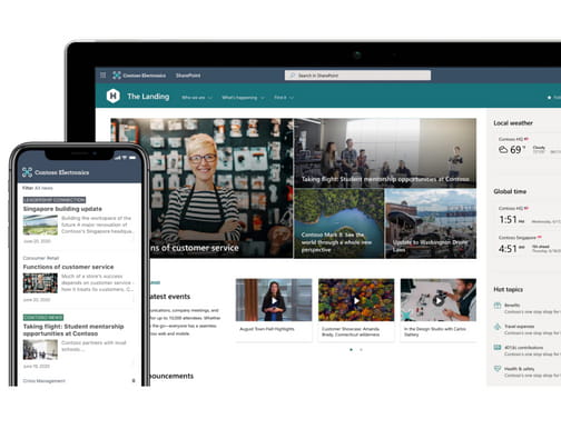 CONNECT YOUR TEAM WITH THE INTELLIGENT INTRANET 
